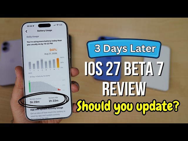 iOS 27 Beta 7 Review 3 Days Later | Should you update to iOS 27 Beta 7?