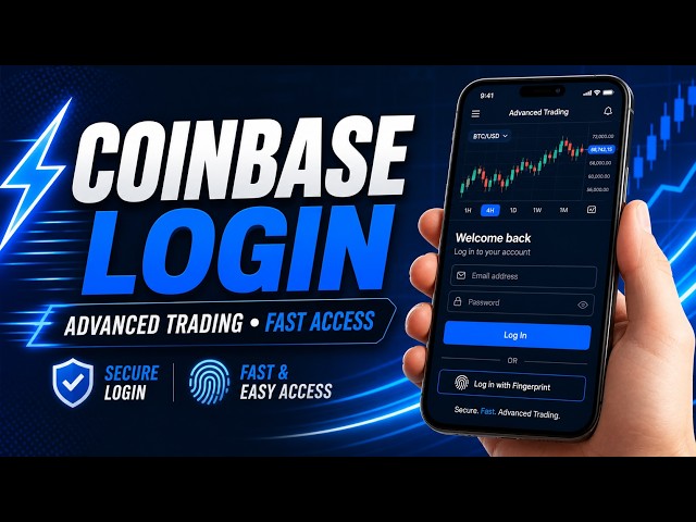 How to login to Coinbase advanced trading mobile app - Fast Access