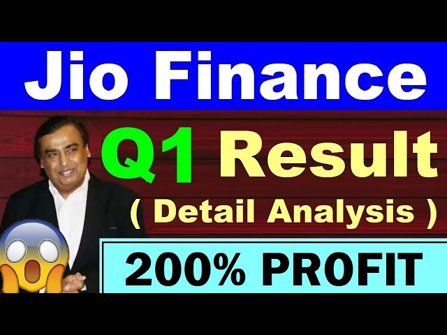 Jio Finance Q1 Results ( Detail Analysis )🔴 Jio Financial Services Share 🔴 Reliance 🔴 JFS Share SMKC