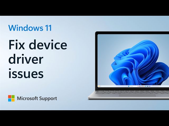 Fix driver issues in Windows (update, reinstall, roll back drivers) | Microsoft