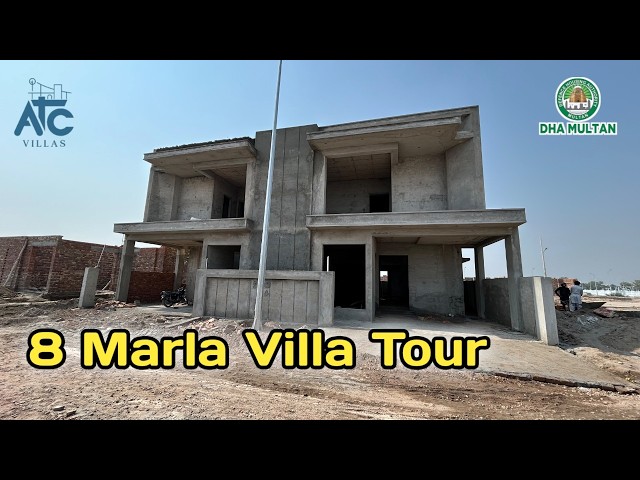 ATC Villas 8 Marla Grey Structure Update | Floor Plan & Location #ATCVillas #DHAMultan #RealEstate