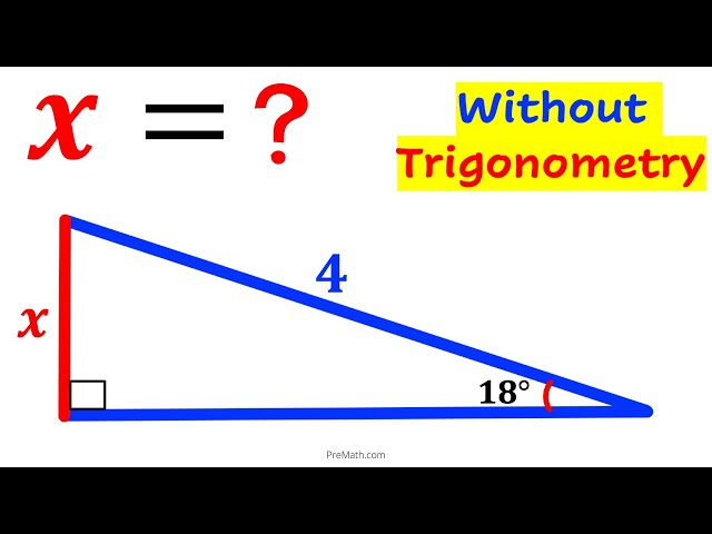 Can you find the value of X? | (No Trigonometry) | #math #maths | #geometry