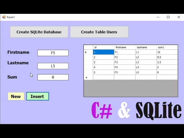 C# SQLite Tutorial | Connect Database in Visual Studio 2026 (Step-by-Step Guide)