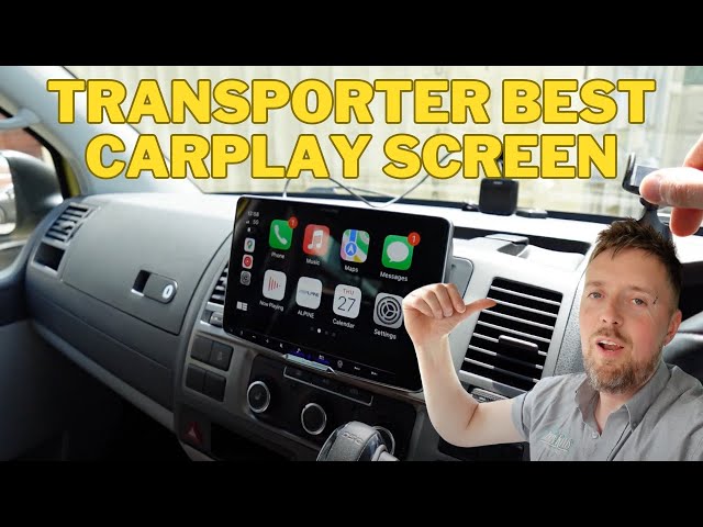 VW Transporter T5.1 Gets the BEST Apple CarPlay Screen!