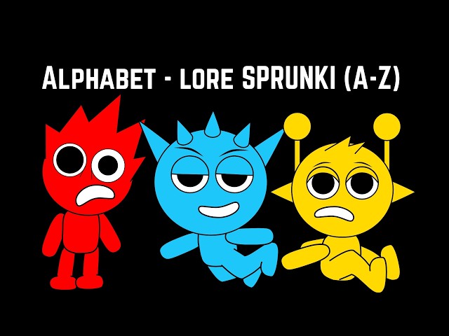 Alphabet Lore SPRUNKI The Series (A–Z) | Full Alphabet Adventure for Kids