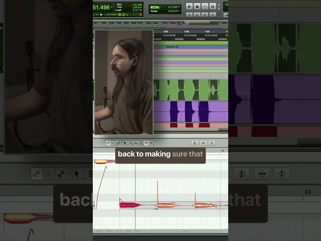 The Real Secret to Vocal Editing #audioengineering #recording #recordingtips #production #protools