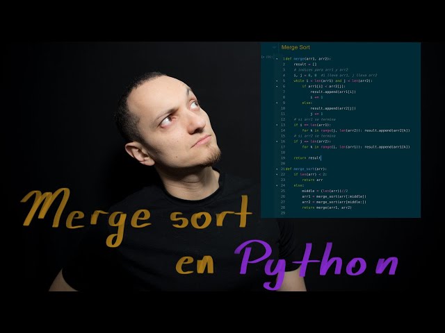 Merge sort - Implementación en Python