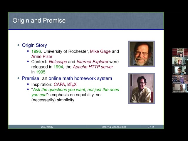 Open math homework systems