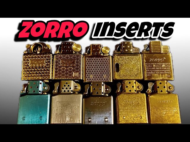 Así que compré todos los insertos de Zorro que hay