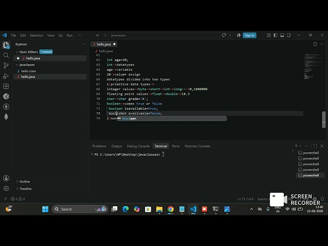 Java Data Type Conversion Explained | Widening & Narrowing Casting | Java for Freshers