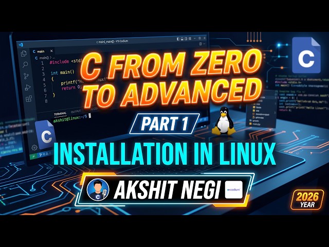 How to Install GCC & VS Codium on Linux for C Programming (2026)