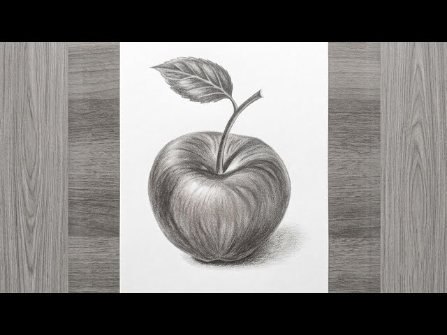 Precise shading is what brings a simple sketch to life! 🍏🍎 #artwork#art