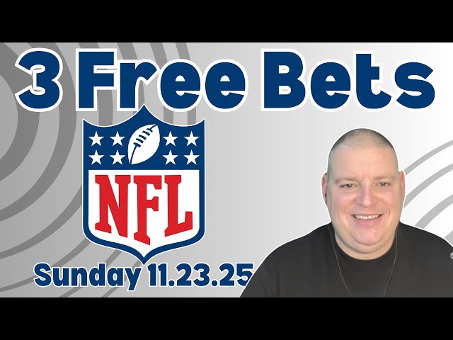 Sunday 3 Free Betting Picks & Predictions - 11/23/25 l Craig's NFL Picks & Predictions