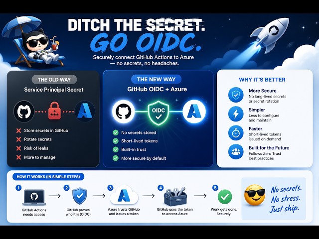 Ditch the Service Principal Secret: Azure + GitHub Actions OIDC