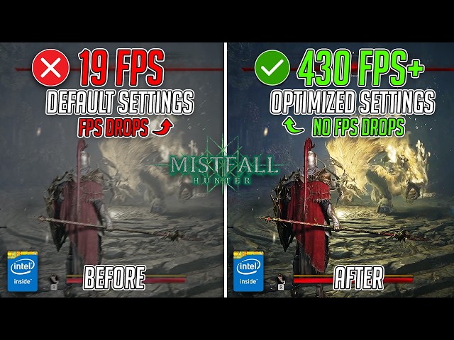 Mistfall Hunter - BEST PC Settings to FIX FPS Drops, Lags & Stutters on ANY PC 📈