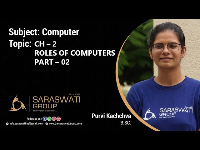 COMPUTER ll STD 3 ll CH 2llROLES OF COMPUTER AT HOSPITAL & RAILWAY STATION ll P 02 llDATE-05-08-2021