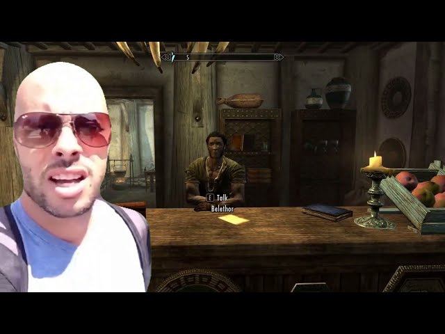 Hey Guys I'm In Belethor's General Goods Store