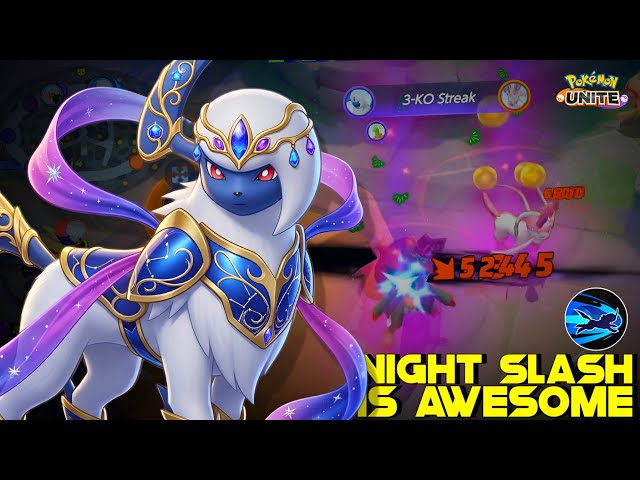 NIGHT SLASH ABSOL LOOKS INSANELY OP IN SOLO QUEUE 😲 | POKEMON UNITE