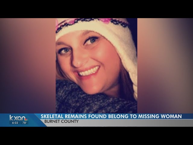 Bones found in Burnet County officially identified as missing woman