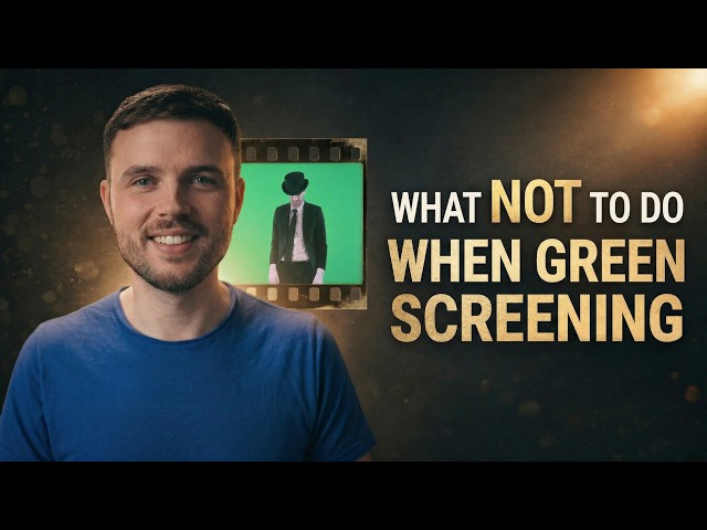 Green screen tips on what not to do