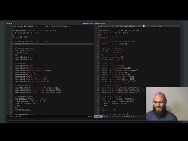 Can we support function pointers in compile-time executed code?
