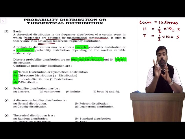 BINOMIAL DISTRIBUTION -PART 1#PROBABILITY# CA GAURAV CHOPRA