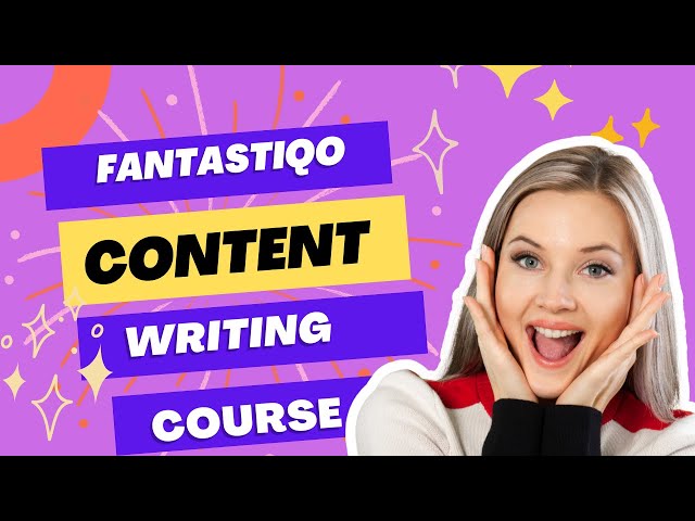 A Glimpse of Fantastiqo's Content Writing Course #contentwriting #scriptwriting #canva  #fantastiqo