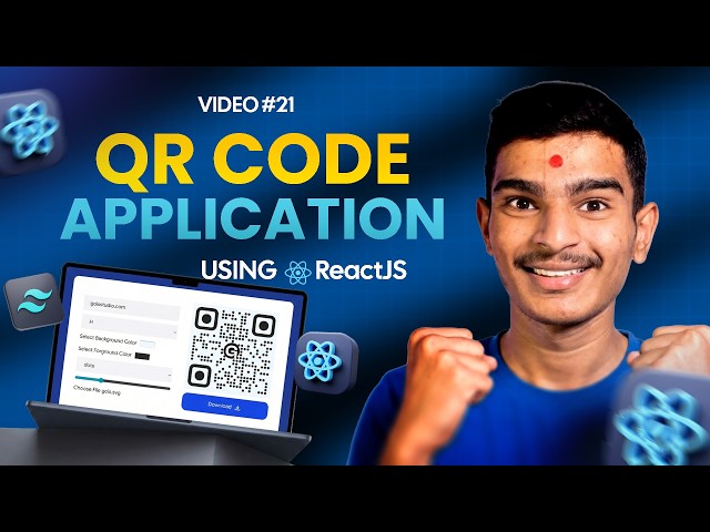 QR Code Generator App using ReactJS 📱✨ – Mini Project #21