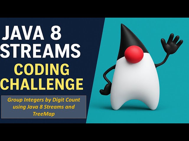 Java 8 Streams | Group Numbers by Digit Count using TreeMap | Part 3
