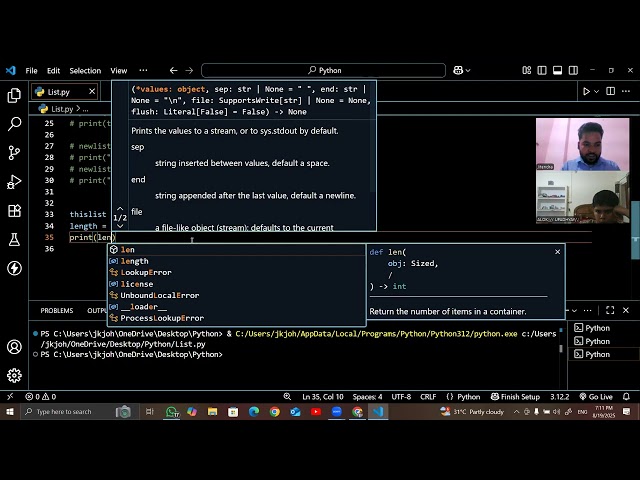 Add Items In List in Python Programming Language.
