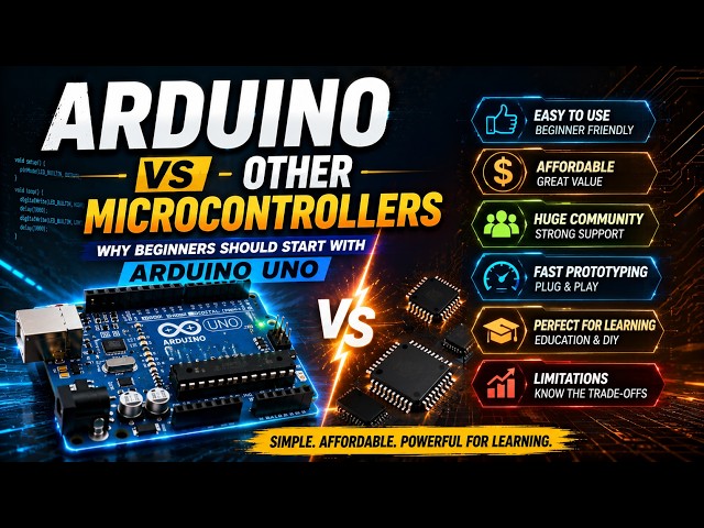 Arduino vs Other Microcontrollers | Why Beginners Should Start with Arduino Uno