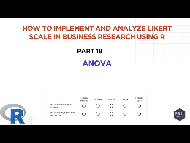 Part 18. ANOVA in R