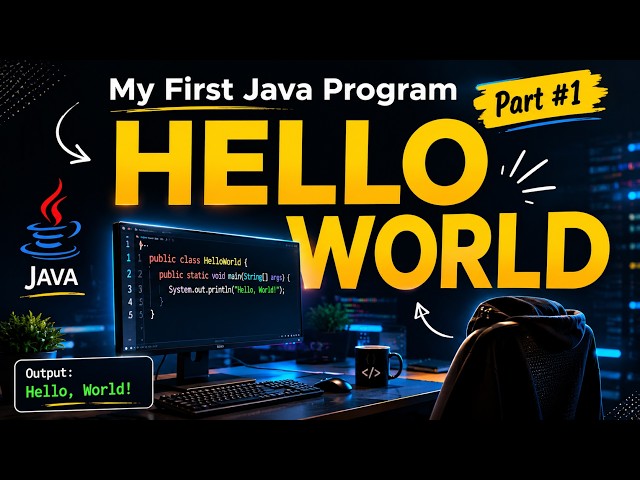 Java Tutorial for Beginners #1 | Hello World Program