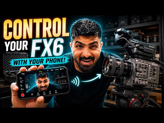 How to Control Sony FX6 With Your Phone! (Monitor & Control App Setup + Lag Fix)