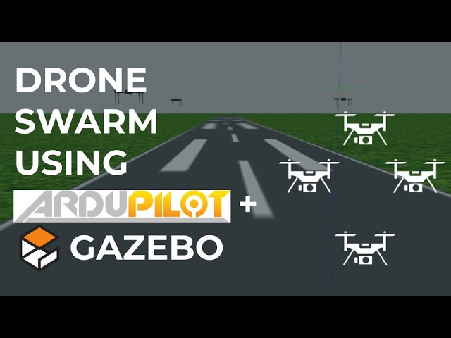 20 Basic Drone Swarm Simulation and Control Using Ardupilot and Gazebo
