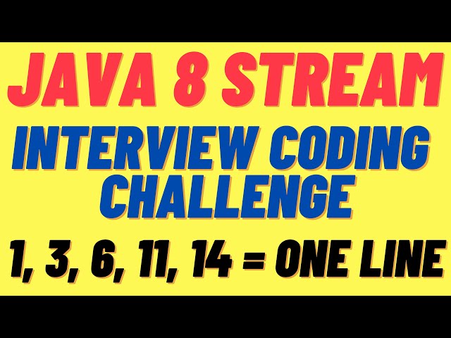 JAVA 8 STREAM INTERVIEW CODING CHALLENGE | ONE LINE PROGRAM TO FIND AVERAGE LIST OF NUM|InterviewDOT
