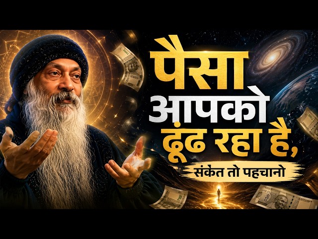 पैसा आपको ढूंढ रहा है, संकेत तो पहचानो | OSHO INSPIRED SPEECH