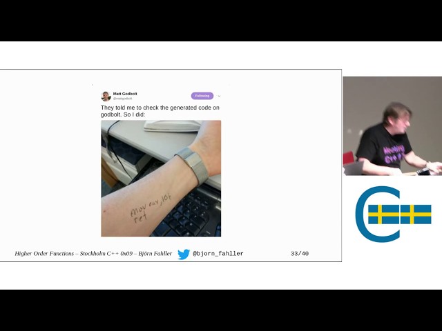 Björn Fahller - Higher order functions for ordinary developers