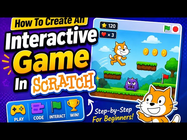 Scratch Tutorial | How To Create An Interactive Game In Scratch