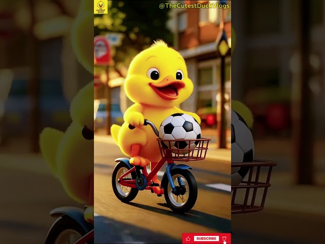 The Cutest Duck on a Mission Gets Soccer Legend's Autograph for Owner! Super Assist! 🐥 #Duck #short
