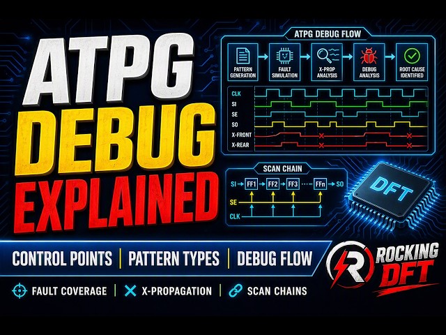 Rocking DFT #2: ATPG Debugging Masterclass | Control Points, Coverage Issues & Debug Flow Explained