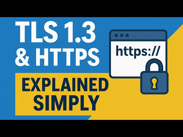 TLS Explained: How HTTPS Keeps Your Data Safe (TLS 1.3 & Diffie-Hellman Simplified)