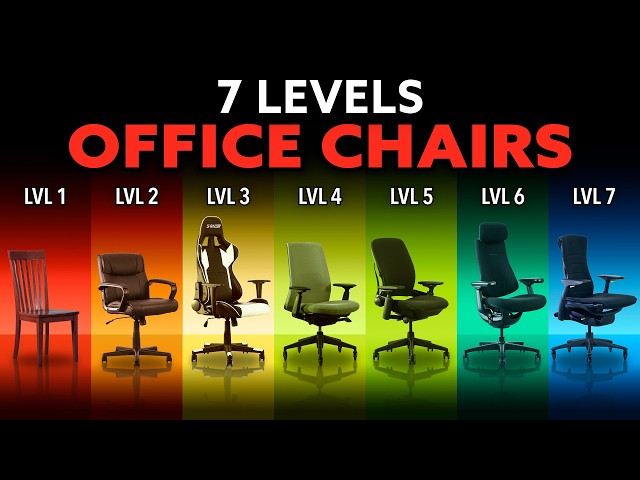 7 Levels of Office Chairs