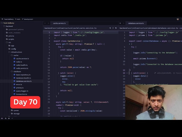 🔴 Day 70 of Learning Advance Backend And System Design (Live Coding)