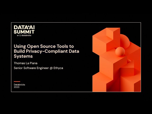 Using Open Source Tools to Build Privacy-Conscious Data Systems
