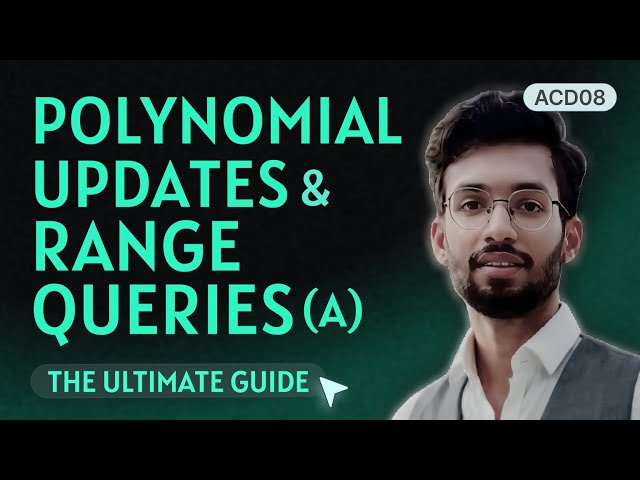 ACD08: (A) Range Queries Were Easy… Then Polynomial Updates Happened!