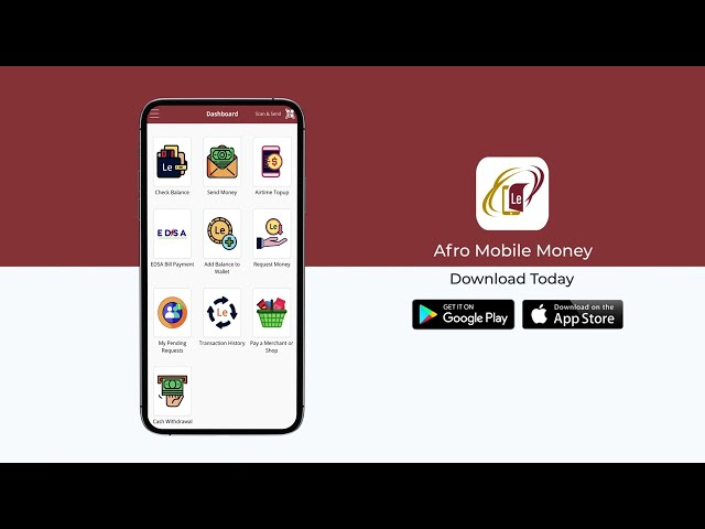 Afro Mobile Money App Features Promo