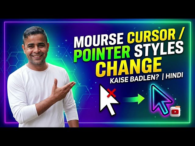 How To Change Your Mouse Cursor &Pointer in Windows 11 & 10
