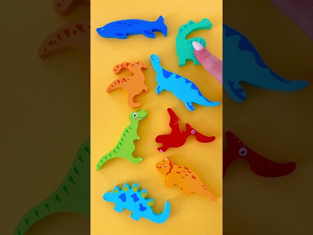 Learn to Count with Dinosaurs #kids #kidslearning #educationalfun #toddlerlearning #counting #colors