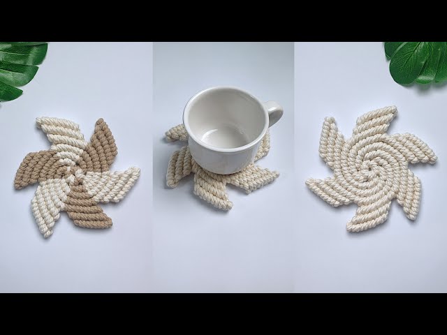 DIY Macrame Tea Cup Coaster | Macrame Tutorial